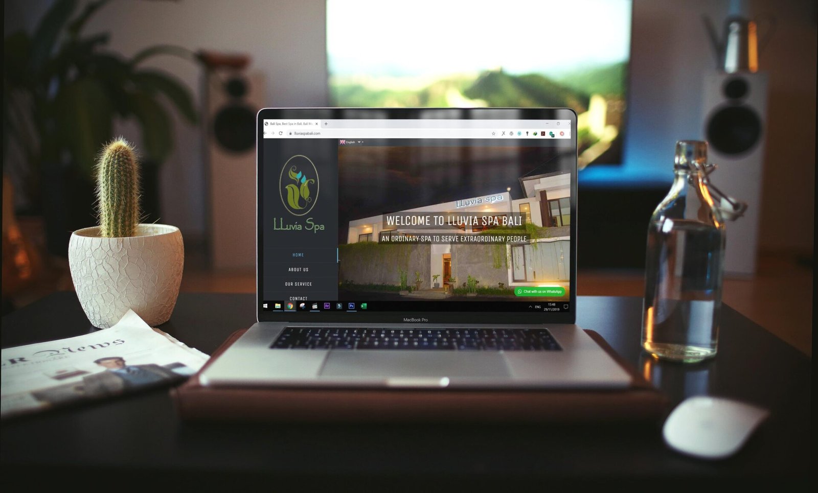 2K Digital Agency create a website for lluvia Spa Bali